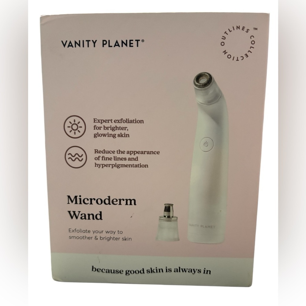 Vanity Planet White Microderm Wand